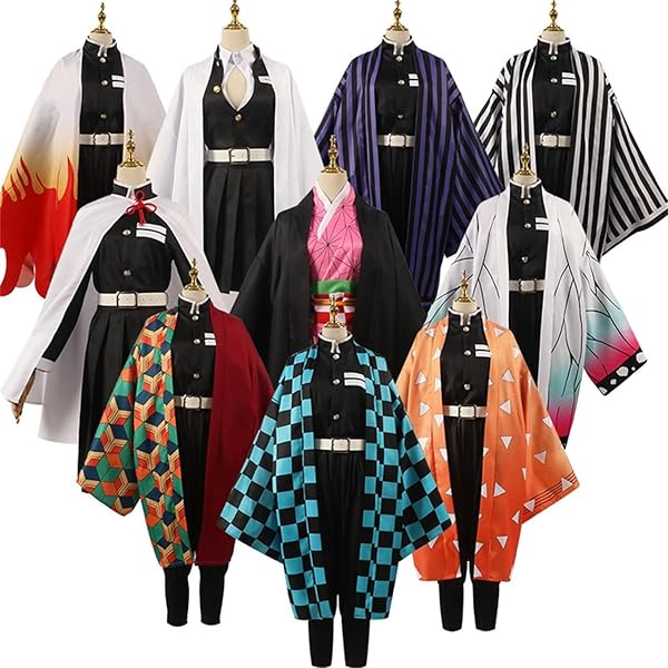 Amazon.co.jp: [milky time] 鬼滅の刃 冨岡 義勇 ウィッグ＋羽織